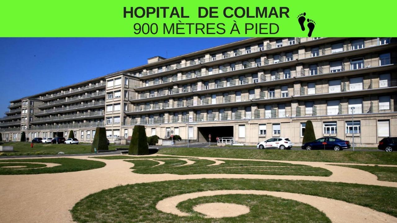 Colmar - La Cigogne - Balcon - Vue Degagee - Netflix - Wifi Fibre - Parking Gratuit - Quartier Populaire Apartment Exterior foto